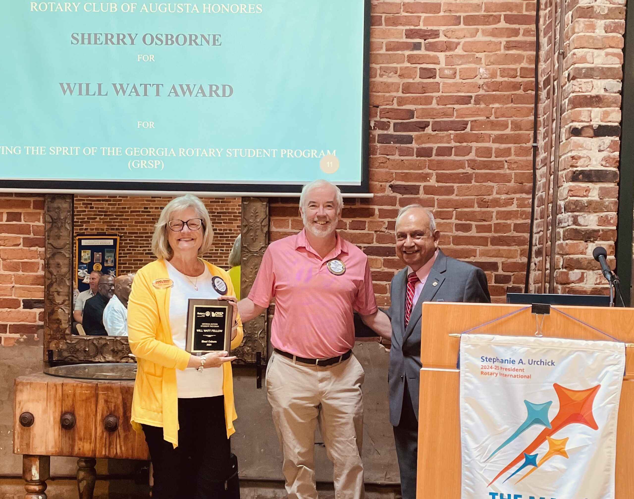 WILL-WyattAward to Sherry Osburn